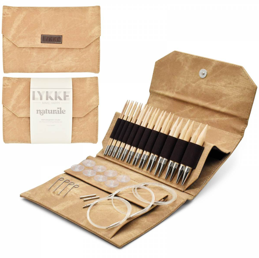 Lykke Naturale Şiş Seti 13cm - Değiştirilebilir Misinalı