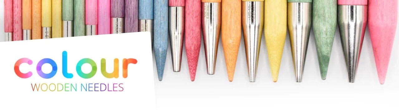 Lykke Colour Renkli 9 cm Kısa Şiş Seti Değiştirilebilir Misinalı Siyah Çantalı