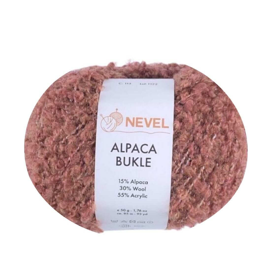 Nevel Alpaca Bukle El Örgü İpi