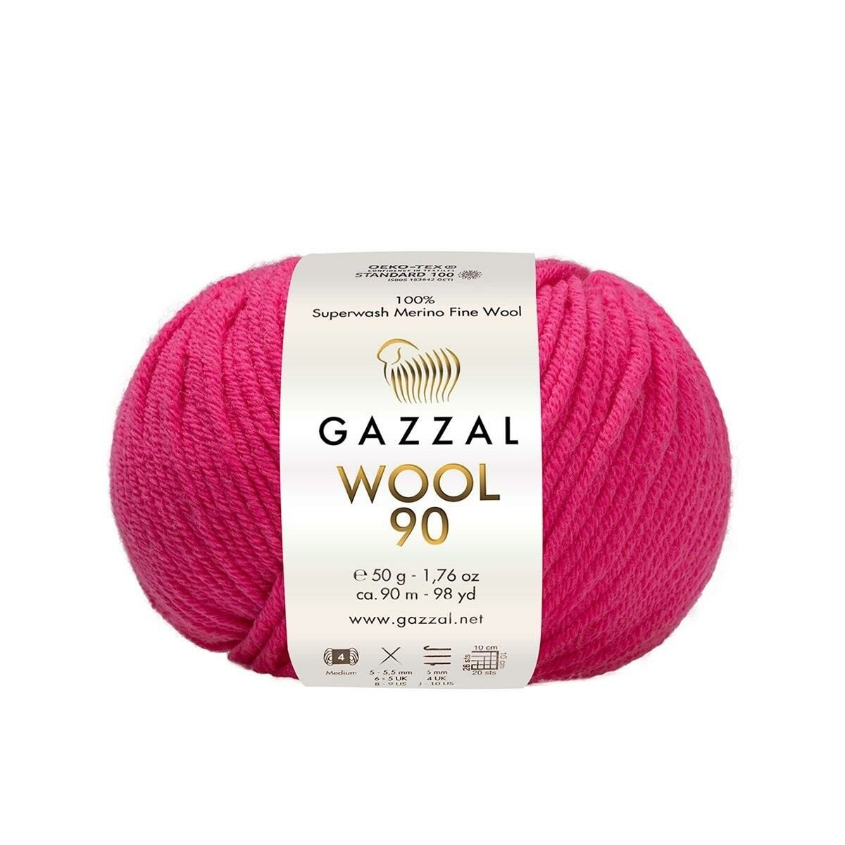 Gazzal Wool 90 El Örgü İpi