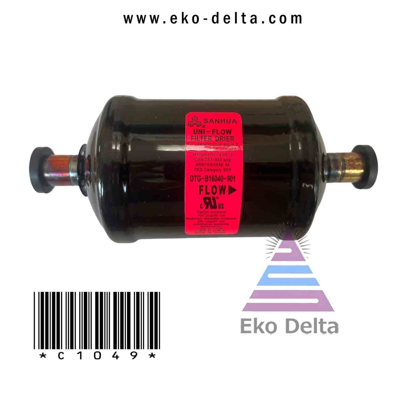 41.10.014 sanhua dtg-30037-164s kurutucu f. 1/2''(kaynaklı)