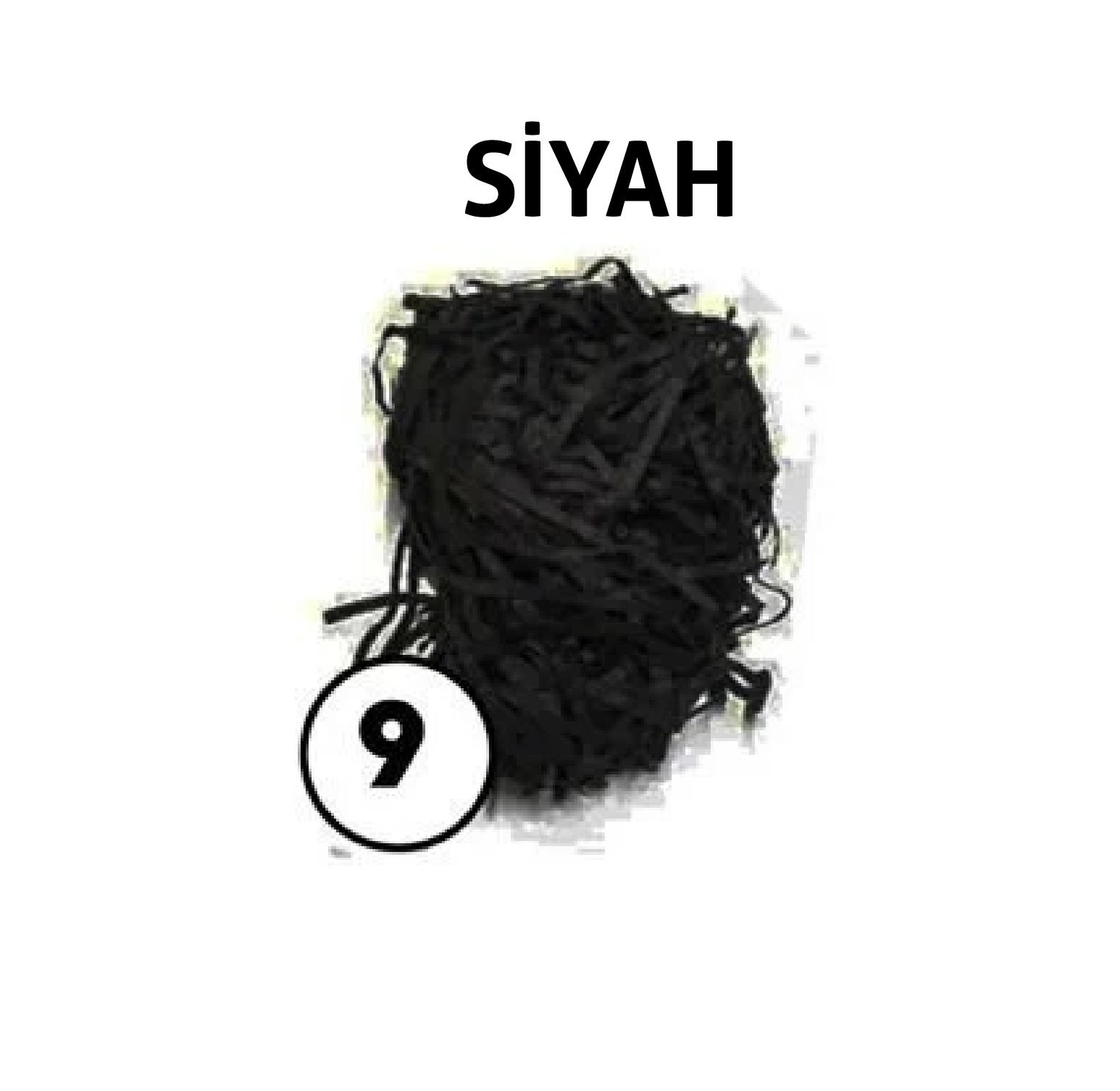 KIRPIK KAĞIT 500 Gr - Siyah