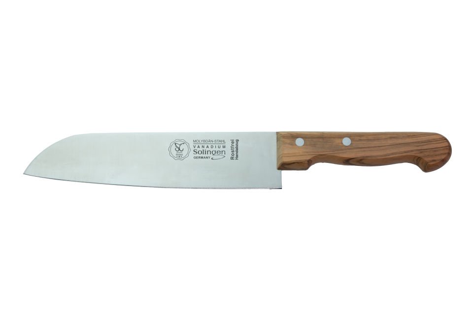 SOLİNGEN AHŞAP SAPLI BÜYÜK BOY SANTOKU