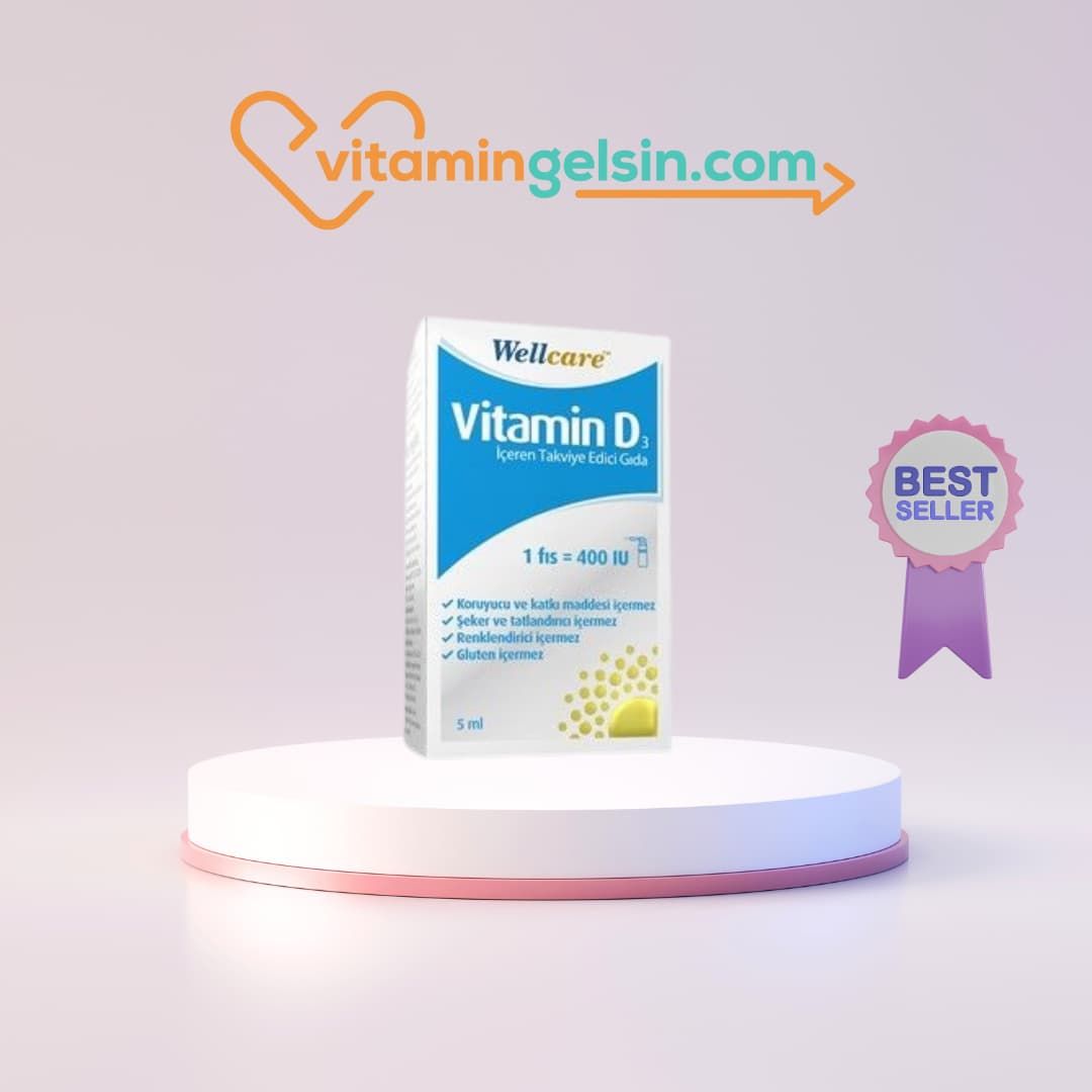 Wellcare Vitamin D3 400 IU 5 ml