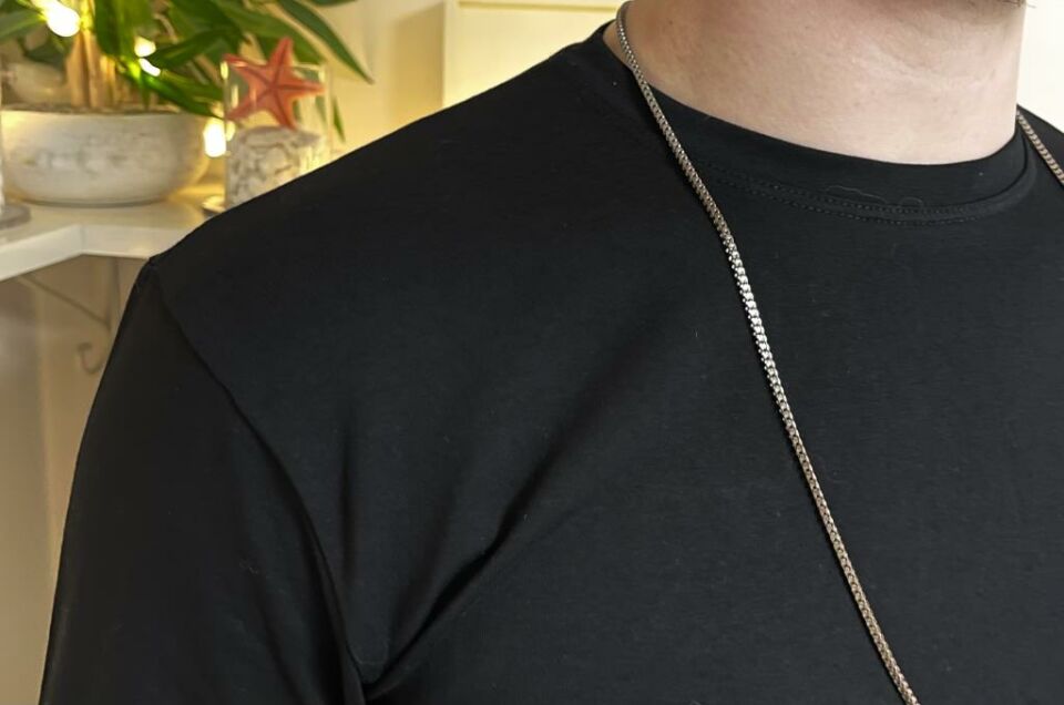 Betimoda Erkek Slim Fit Dar Kesim Bisiklet Yaka Uzun Kol Pamuklu Tişört SİYAH - 3XL