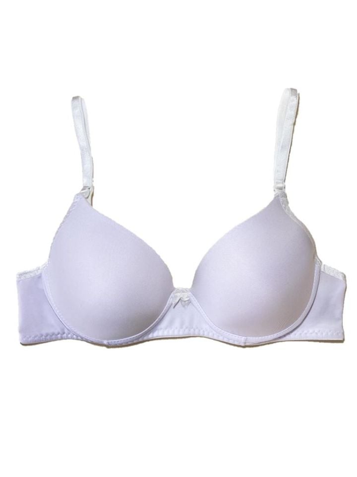 Kadın Balenli Desteksiz Sutyen BEYAZ - 80