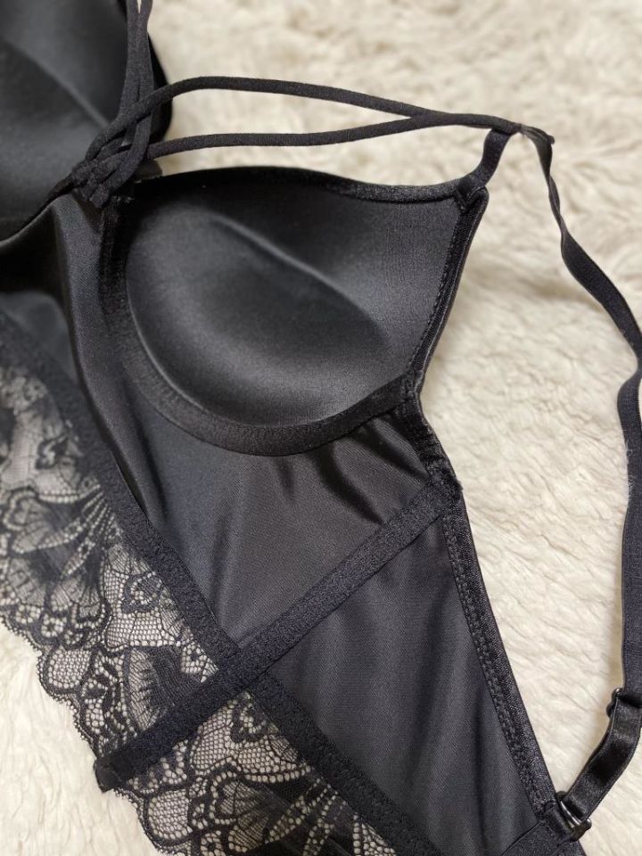 Kadın Destekli Kadife İpli Takım SİYAH - 80