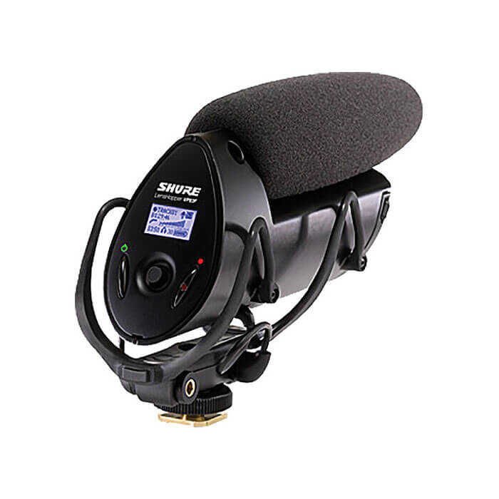 Shure VP83F Entegre Flaş Kaydı ile LensHopper ™ Kamera Montajlı Condenser Mikrofon