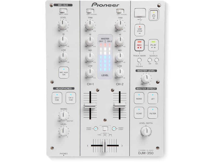 Pioneer DJ DJM-350 W 2 Kanal Efektli DJ Mikseri