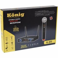 König K-312 Yaka + Yaka 16 Kanal UHF Telsiz Mikrofon