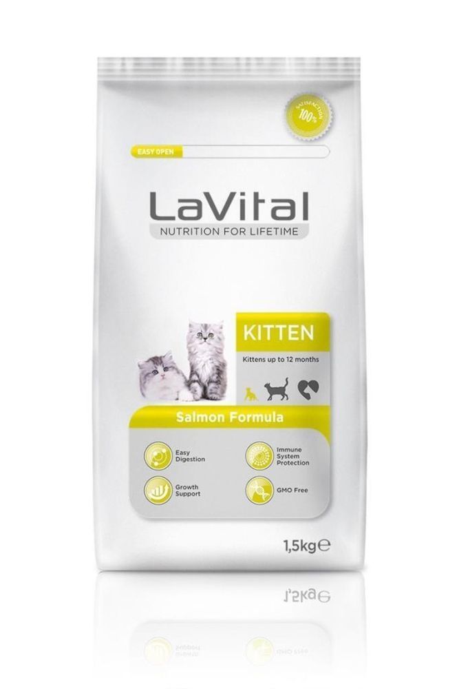 LaVital Kitten Somonlu 1.5 kg Yavru Kedi Maması