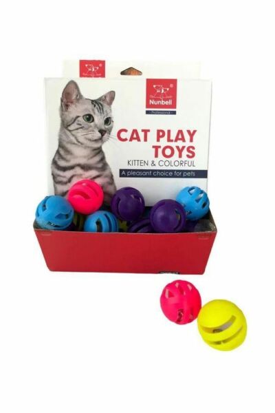 Kedi Oyuncağı Renkli Top 1 Tane