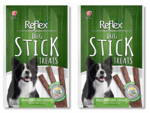 REFLEX Stiks Tavuklu Köpek Ödül Çubukları   CHICKEN 3 X 11 gr