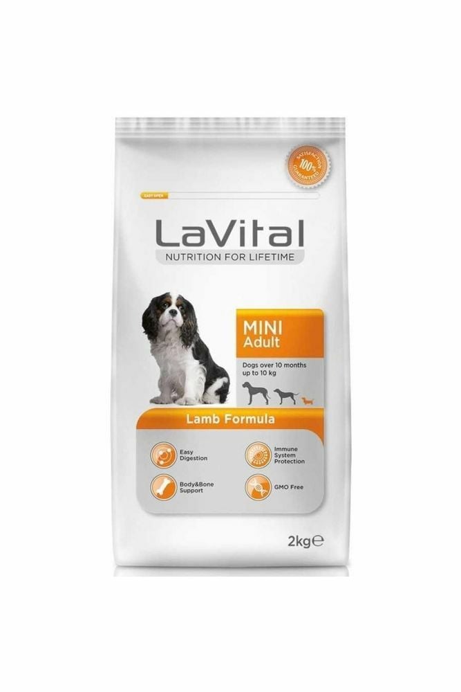 LaVital Mini Adult Kuzu Etli 2 kg Küçük Irk Yetişkin Köpek Maması