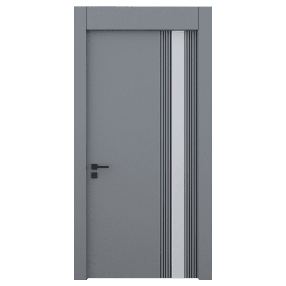Teta Home L-8002 İç Oda Mdf Lake Kapı Gri - 77x203 - 14/17 - WC-Banyo