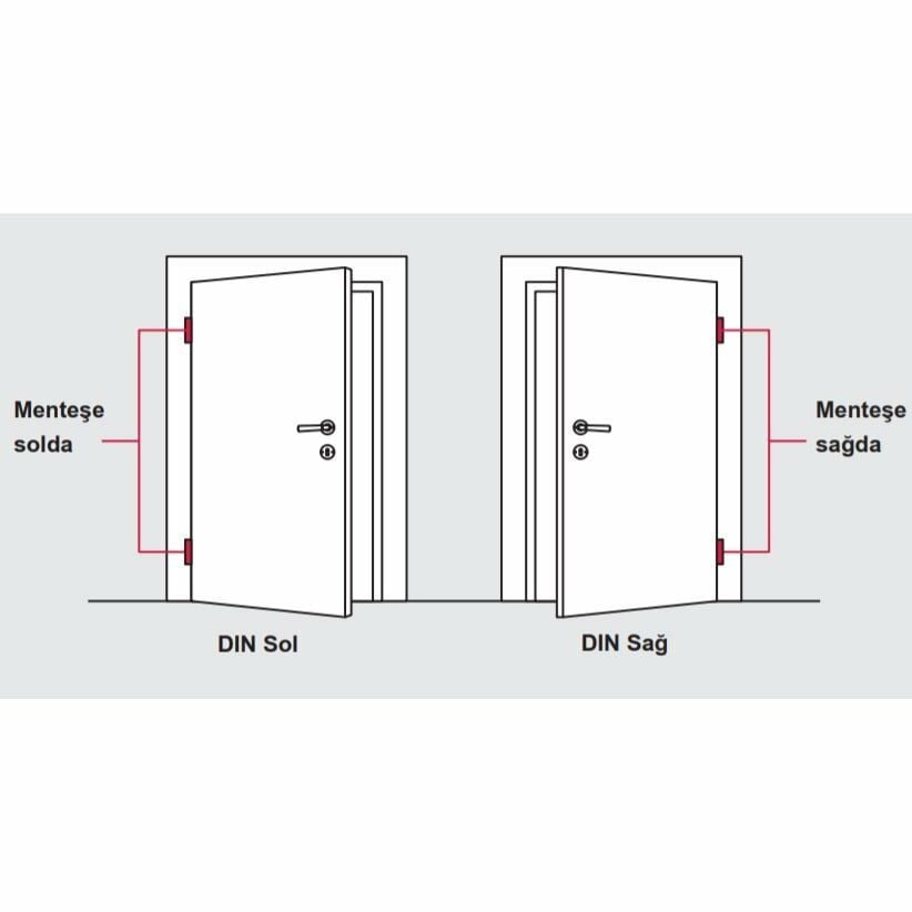 Hafele Yaprak menteşe p.çelik mat 201 100mm sol
