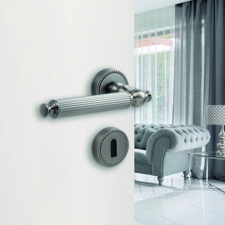 Hafele Kapı Kolu Seti Calisto Barelli Antik Gümüş