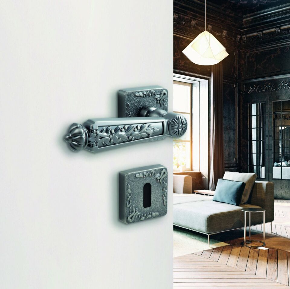 Hafele Kapı Kolu Seti Ruby Barelli Antik Gümüş