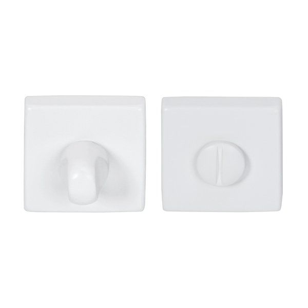Hafele Kare Wc Kapı Kolu Rozeti 50mm, Beyaz Renk