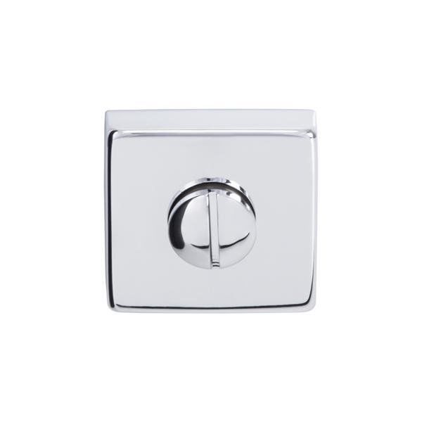 Hafele Kare Wc Kapı Kolu Rozeti 50mm, Parlak Krom Renk