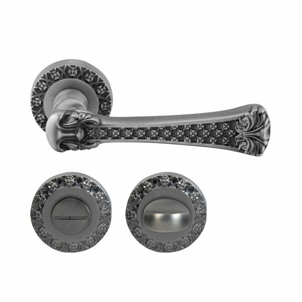 Hafele Kapı Kolu Seti Sara WC Antik Gümüş