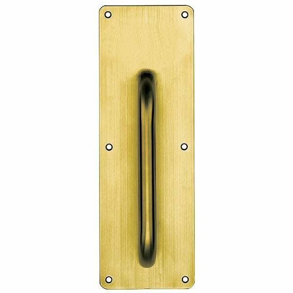 Hafele İtme Plakası 100x300mm Parlak Pirinç Renk