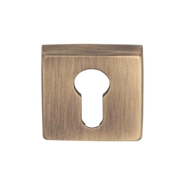 Hafele Kare Barelli Kapı Kolu Rozeti 50mm, Antik Bronz Renk