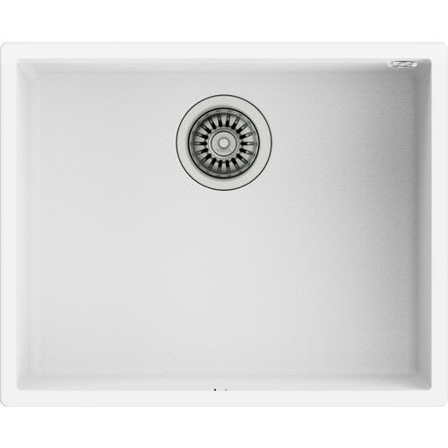 Teka SQUARE 50.40 TG ARTIC WHITE Tezgahaltı Granit Eviye Beyaz 50 cm