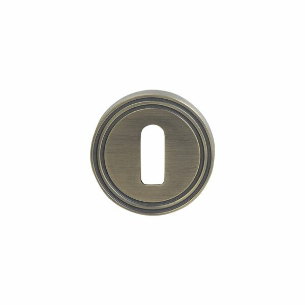 Hafele Oda Yuvarlak Kapı Kolu Rozet, Antik Bronz Renk