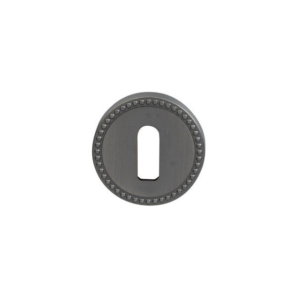 Hafele Oda Yuvarlak Kapı Kolu Rozet, Antik Gümüş Renk