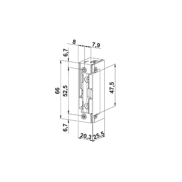 Hafele Elektronik Kilit Karşılığı Fail Secure