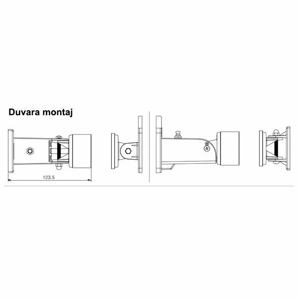 Hafele Manyetik Kapı Tutucu Zemin, Duvar, 50Kg
