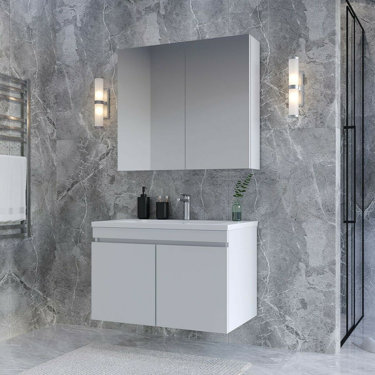 Teta Home Tokyo 65 CM Mdf Banyo Dolabı Seti