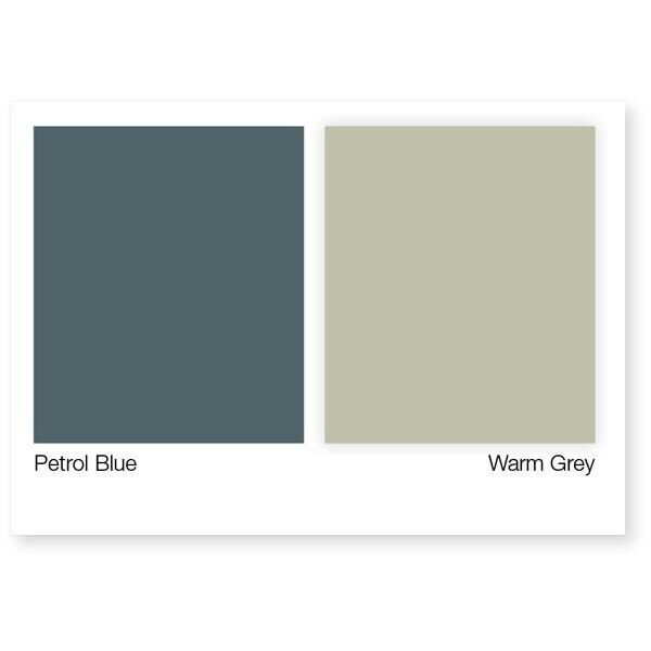 Hafele Mutfak Tezgah Arası Kaplama Petrol Blue/Warm Grey