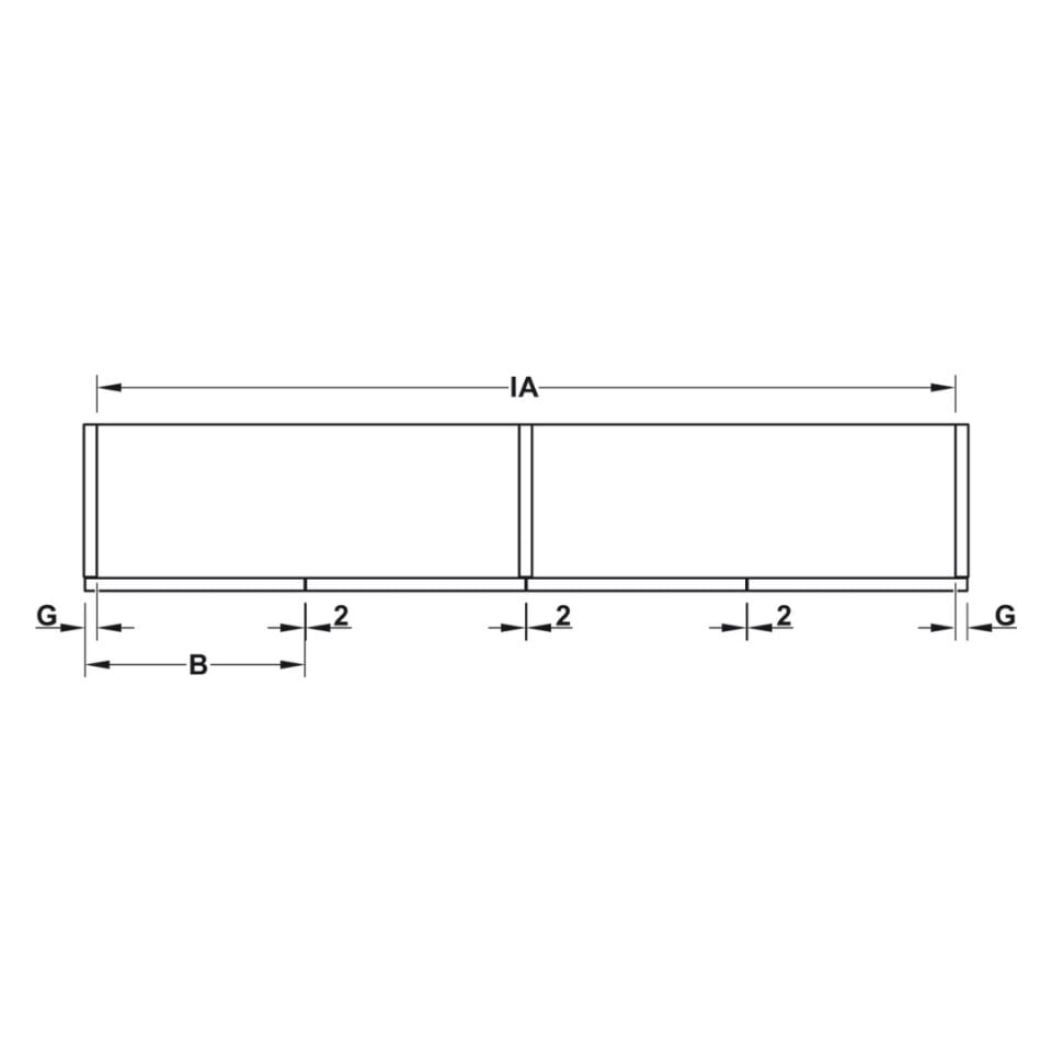 Hafele SLIDO FOLD 25/50VF Kayar mek. 25kg/sol