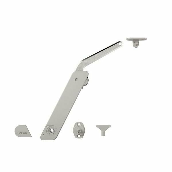 Hafele Free Flap H 1.5 Sol Yön Makas Seti A, Gri Renk