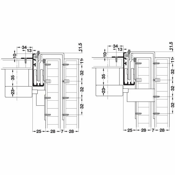 Hafele Cd Sürükleyici Smuso Ön