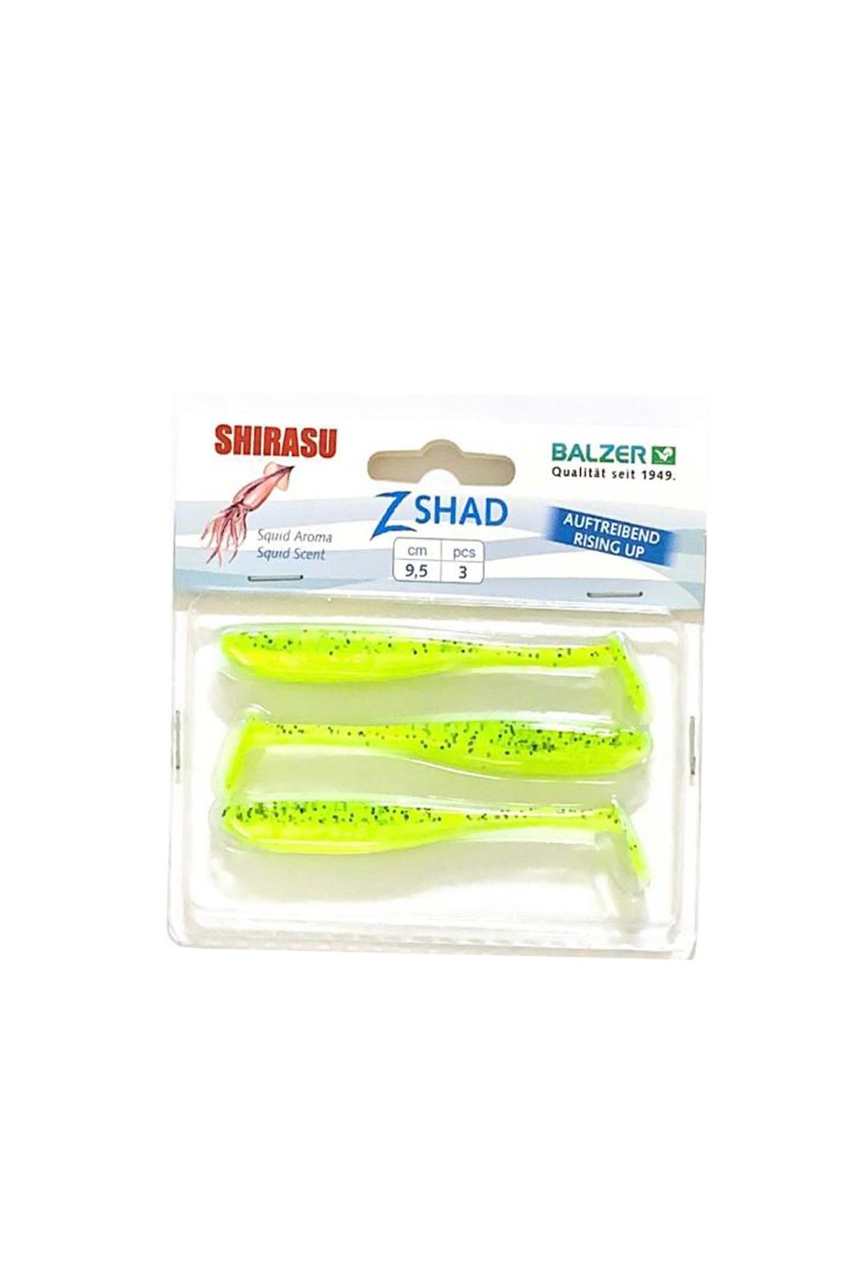 Balzer Silikon Z Shad 9.5 Cm 3lü Suni Yem