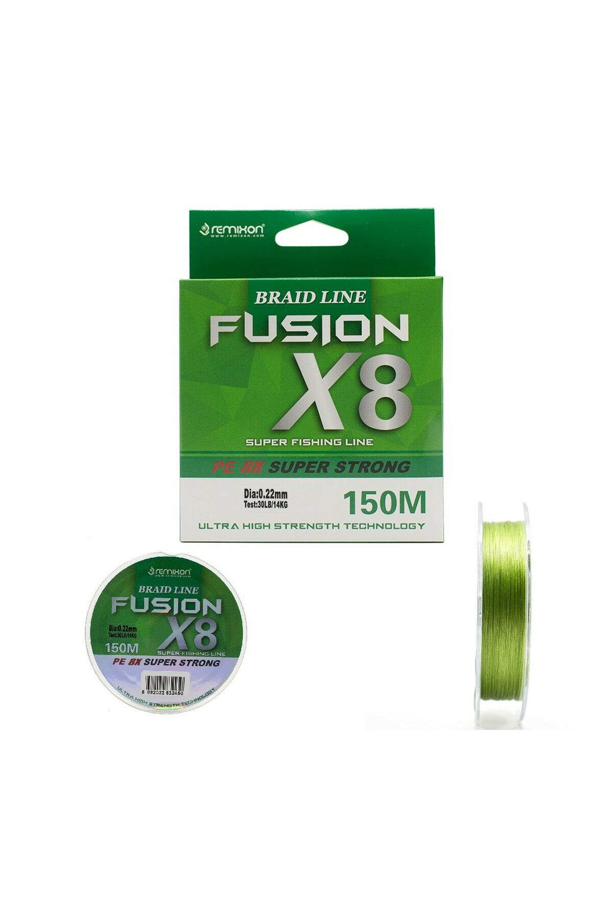 Remixon Fusion 150M X8 Green İp Misina