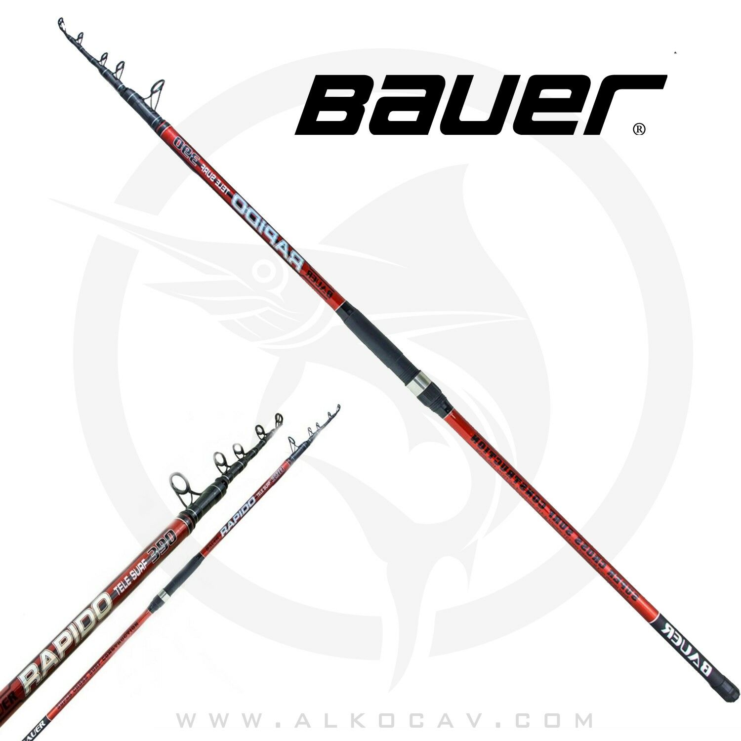 Bauer Rapido 4.20 Mt 100-200 Gr Atarlı Surf Kamış