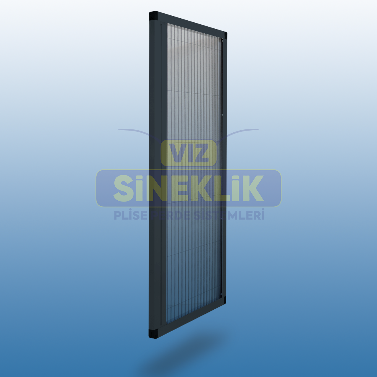 Kapı Plise Sineklik Antrasit - 65-74 - 190-199