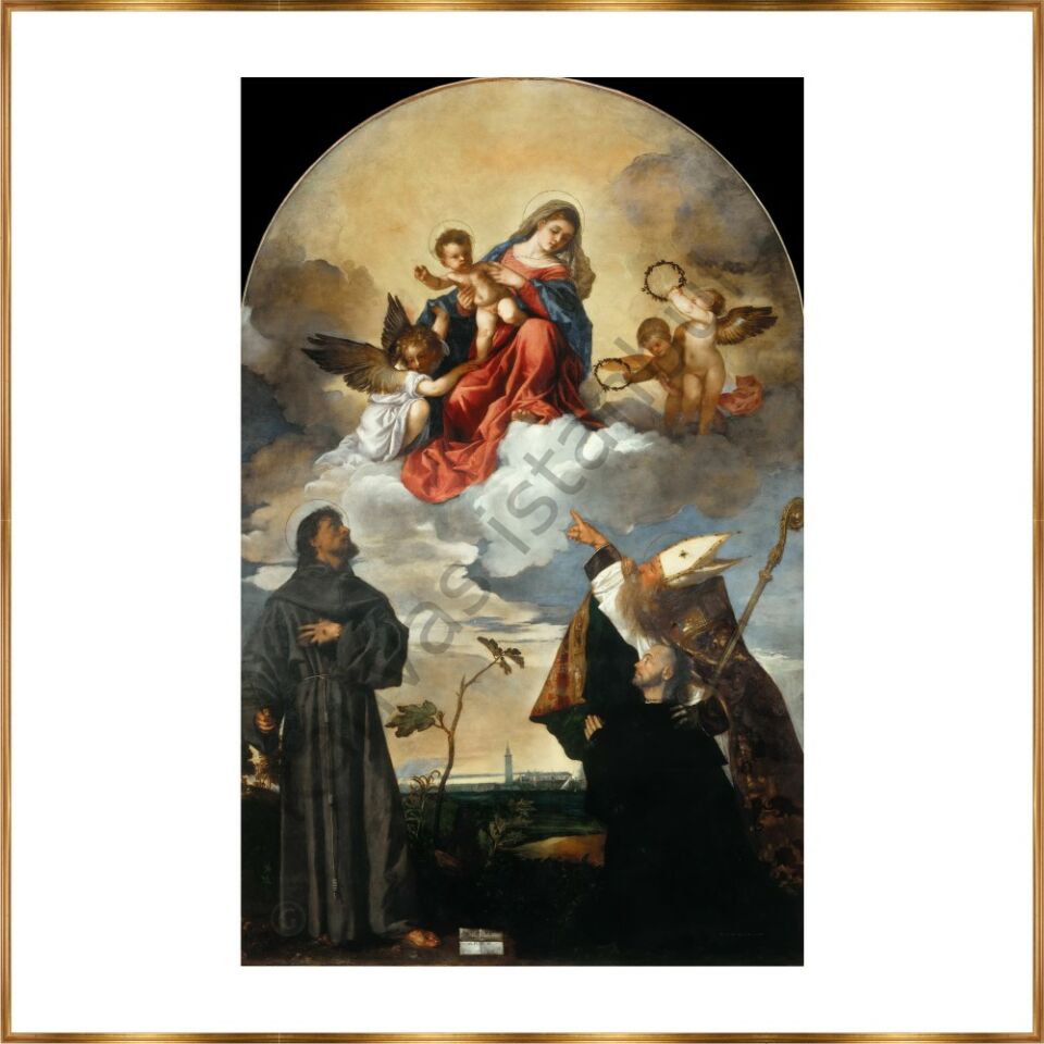 Madonna and Child with Saint Francis and the Donor Luigi Gozzi with St. Louis of Toulouse