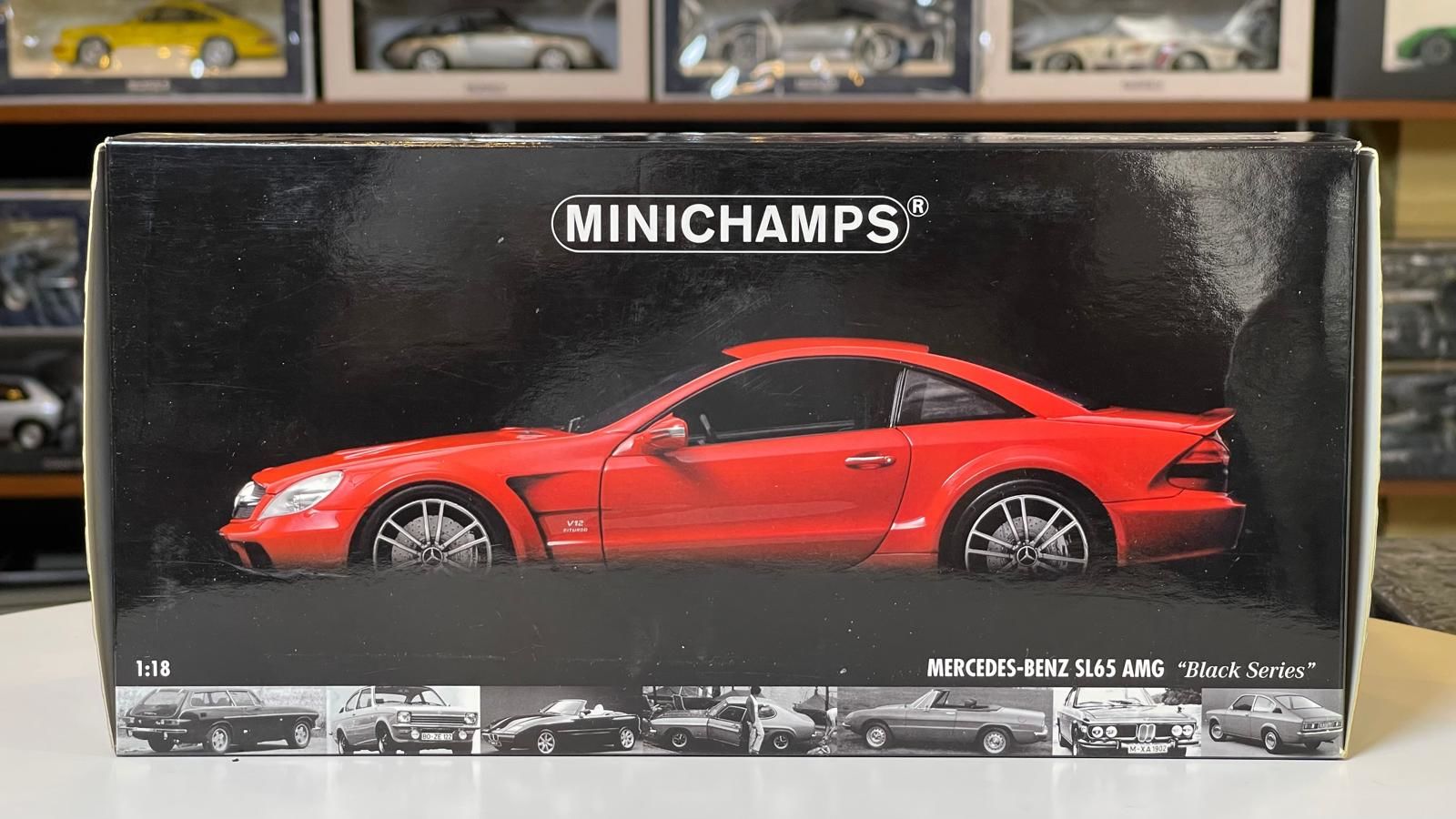 MINICHAMPS - MERCEDES BENZ - SL65 AMG (R230) V12 BITURBO - BLACK SERIES 2009