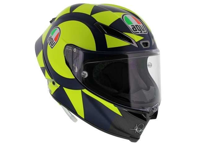 1/8 2019 AGV Helmet Valentino Rossi MotoGP, yellow/black