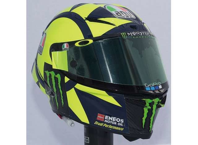 1/8 2020 AGV Helmet Valentino Rossi MotoGP, yellow/black