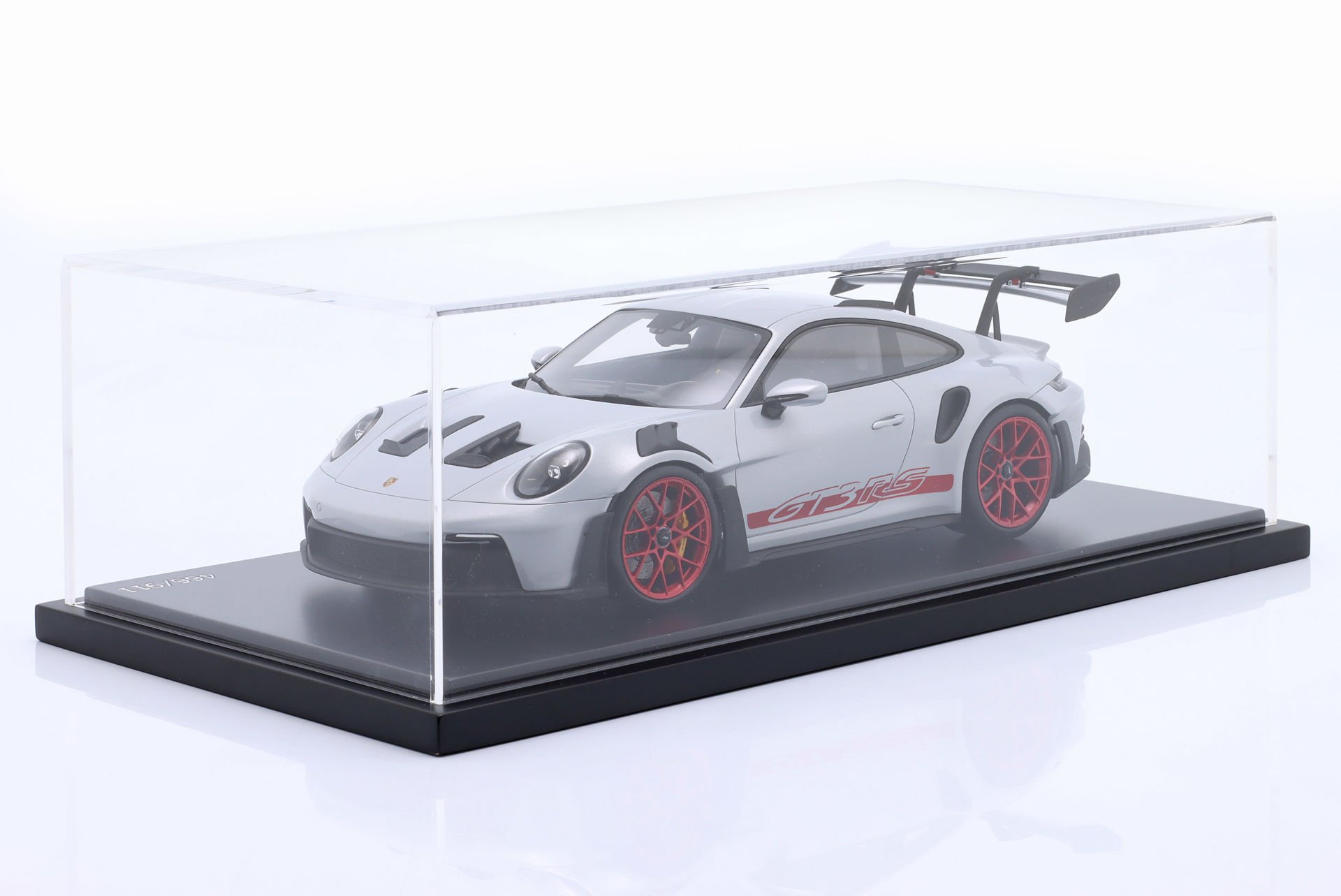 SPARK-MODEL - PORSCHE - 911 992 GT3 RS COUPE 2022 - CON VETRINA - WITH SHOWCASE