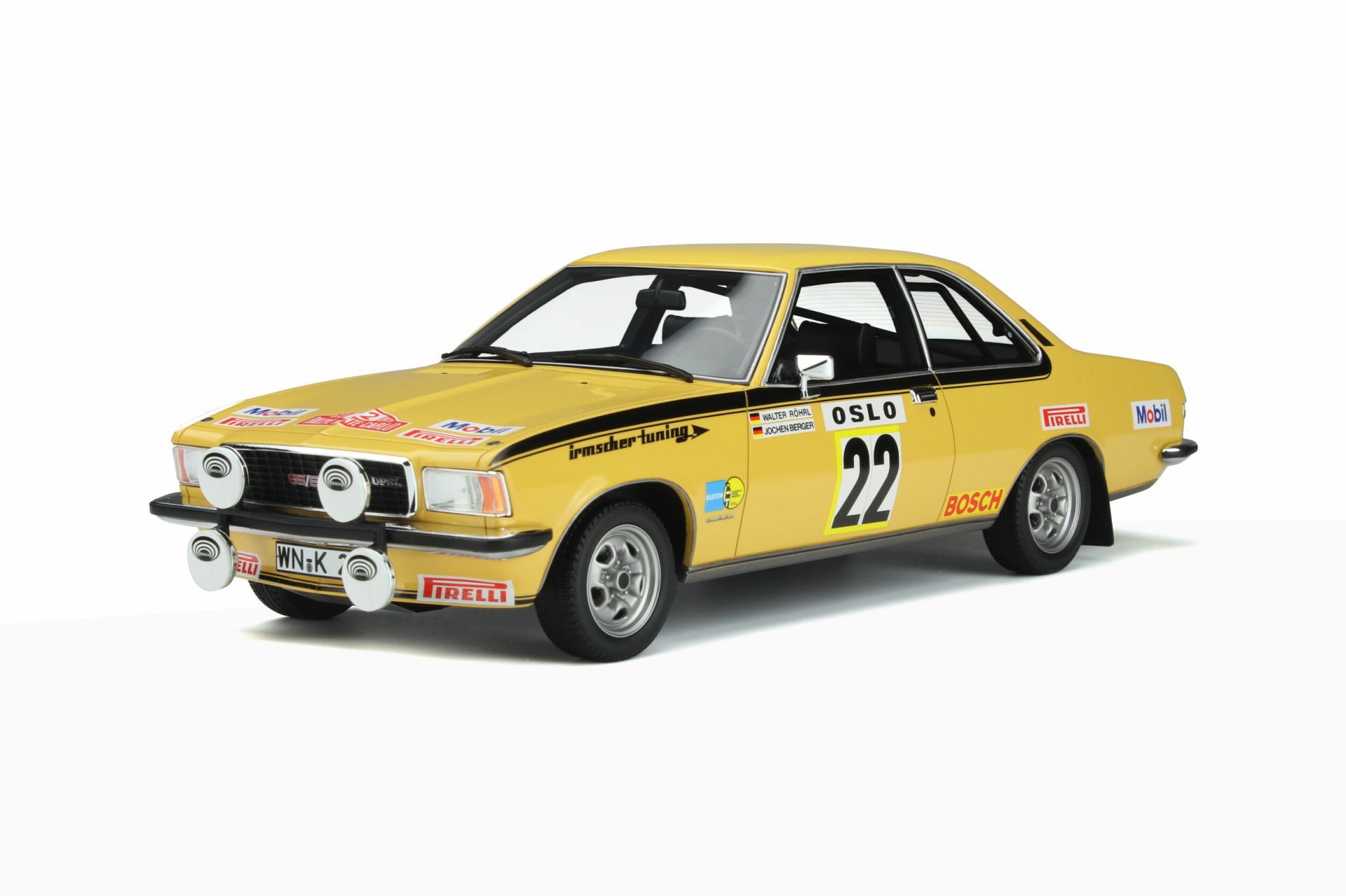 OTTO-MOBILE - OPEL - COMMODORE B GS/E N 22 RALLY MONTECARLO 1974 W.ROHRL - J.BERGER