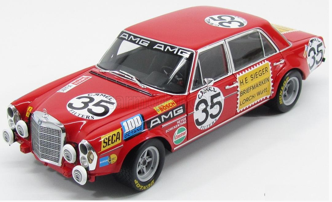 MINICHAMPS - MERCEDES BENZ - 300 SEL 6.8 AMG N 35 2nd 24h SPA FRANCORCHAMPS 1971 H.HEYER - C.SCHICKENTANZ