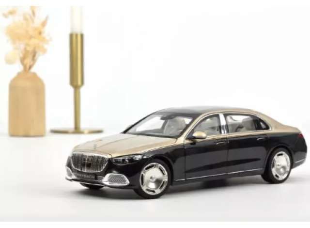 1/18 2021 Mercedes Benz Maybach S680 4matic, gold/black
