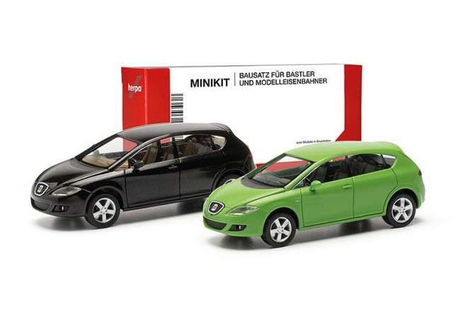 1/87 Seat Leon, (Minikit 2x), black/green
